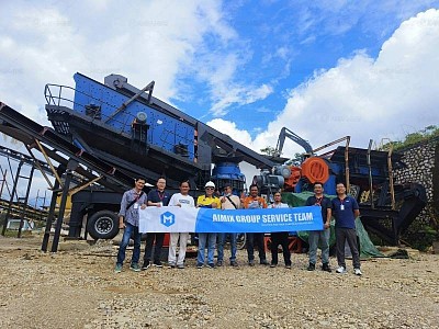 mobile crushing solution of Andamine